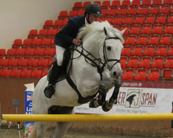 Jörg Möller gewann in Salzwedel auf Lasirco das Barrierenspringen und auf Conlander eine Springpferdeprüfung Klasse M. Fotos: Jutta Wego
